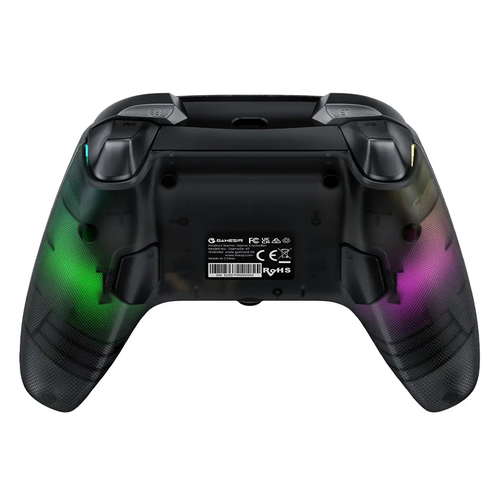 Gamesir Kaleid Wired RGB Light Controller for Xbox Series X|S, Xbox One,Windows 10/11 & Steam, Plug and Play Gaming Gamepad, Transparent Video Game Controller with Hall Effect Joysticks/Hall Trigger