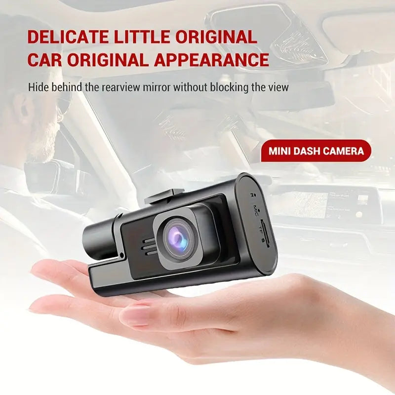 HD 1080P & 480P Dual Lens Dash Camera with Wide-Angle Recording Enhanced Night Vision Motion Detection Loop Recording G-Sensor Auto Lock 24H Parking Monitor Accident Evidence Recorder for Safe Driving - Video Dashcam GYIOEUPT