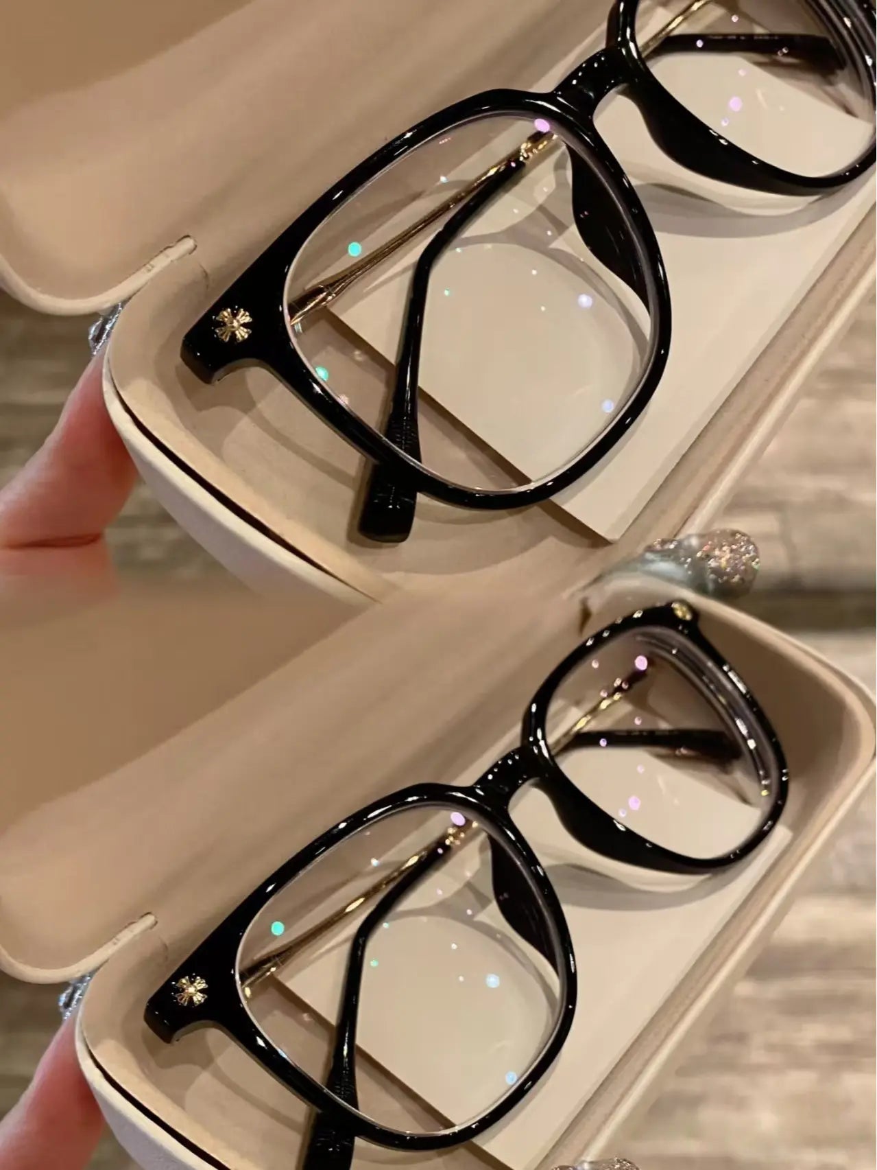 Black Warrior Series Blue Light Blocking Glasses Eyeglass Frame for Women Men Protection Computer Gaming Lightweight Red Frame Oversized Non Prescription Small Face Square Reduce Eye Fatigue on Computers Tvs Phones